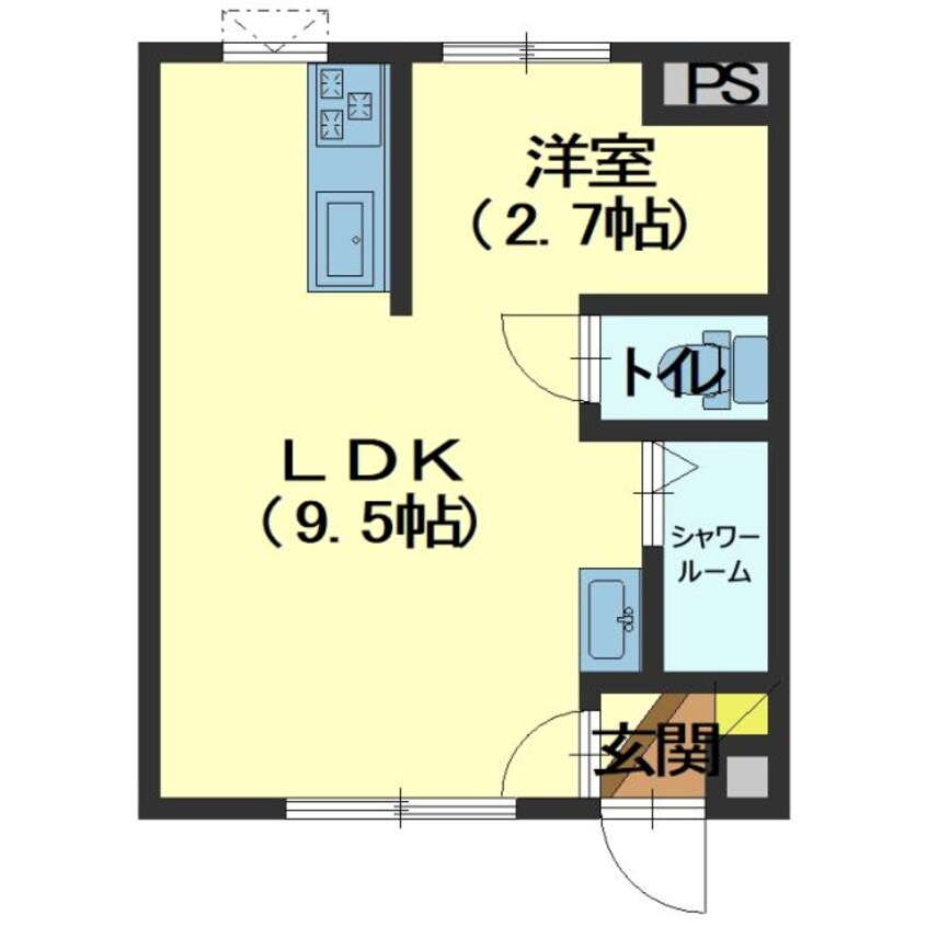 間取図 エスポワフチュールⅢ