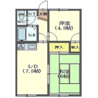 間取図 メゾン山の手