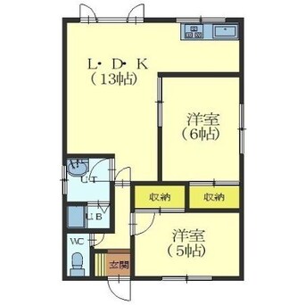 間取図 昭和3-4 1棟2戸