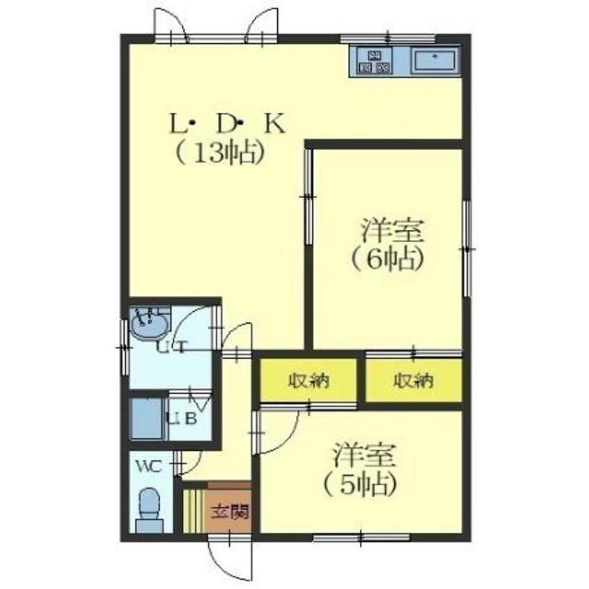 間取図 昭和3-4 1棟2戸