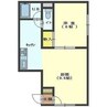 TM HOUSE 1LDKの間取り