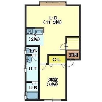 間取り図 アッパーコースト追分