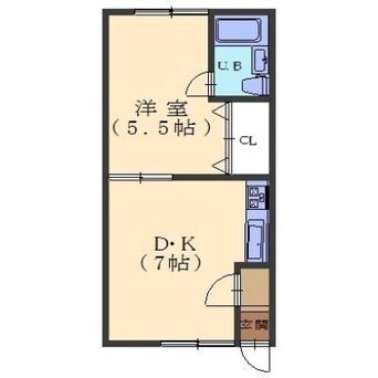 間取図 かねまる荘