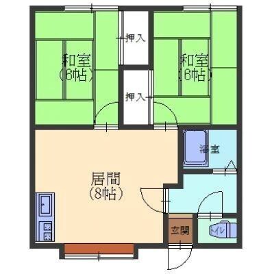 間取り図 コーポよつば