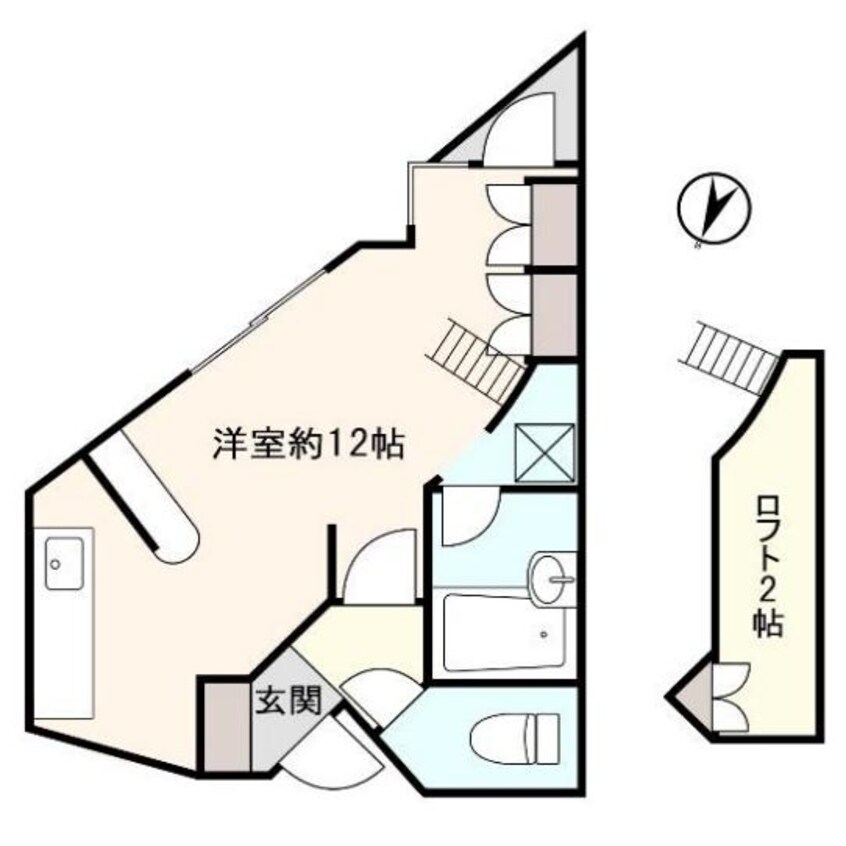 間取図 ヴェルドミール上野町