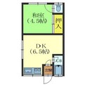 セントラルハイツ北浜町の間取図