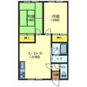 ハイツナカムラ 2LDKの間取り