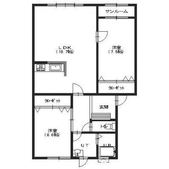 間取図 レジデンス・シーコーストⅠ