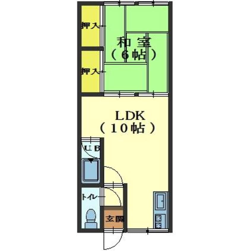 間取図 万代パレス