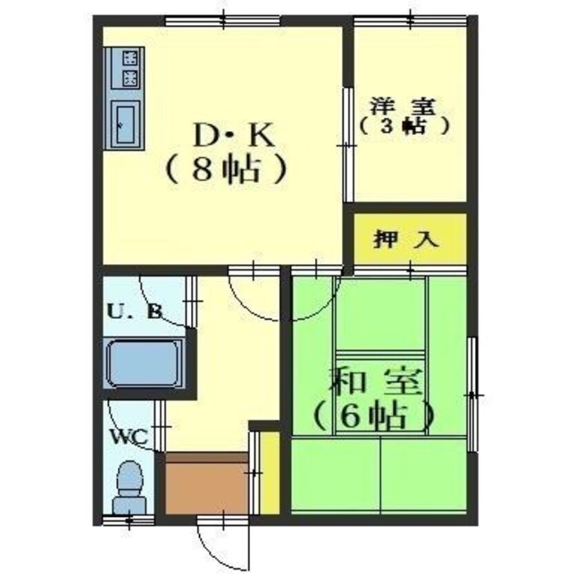 間取図 コミュニティ富岡Ⅰ