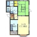 SKハウスⅡの間取図