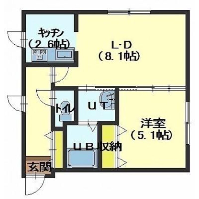 間取図 アリエーテ旭町