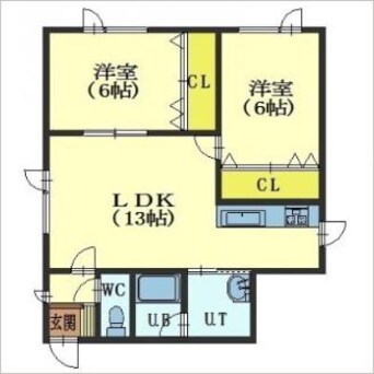 間取図 ニューカトレアユー