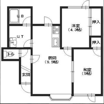 間取図 リージョンハイツA