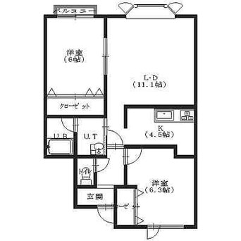 間取図 ペアコートG