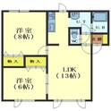 ハウスコンフォートCの間取図