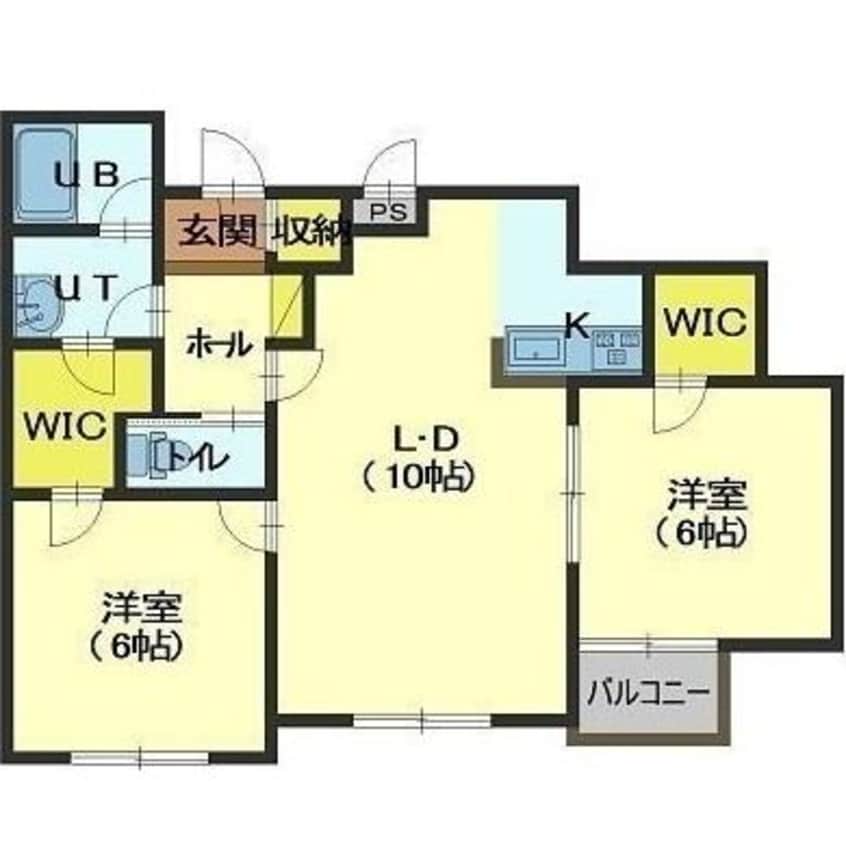 間取図 リアライズ松陰Ⅰ