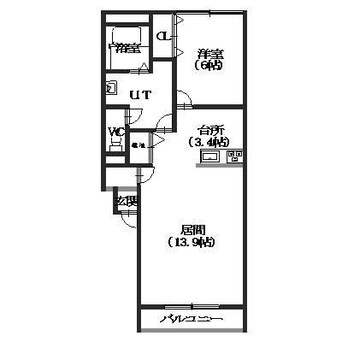間取図 サンエスタシオン湯川