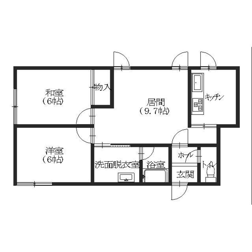 間取図 エクセレント美原