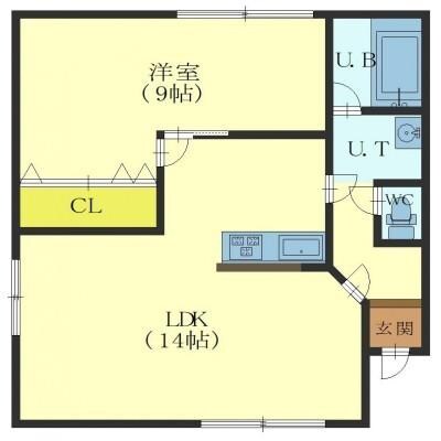 間取り図 ミリオンパレス深堀