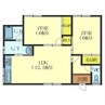 名取荘 2LDKの間取り