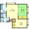 JOY HOUSE 2LDKの間取り