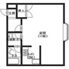 ハイムオークボ 1Kの間取り