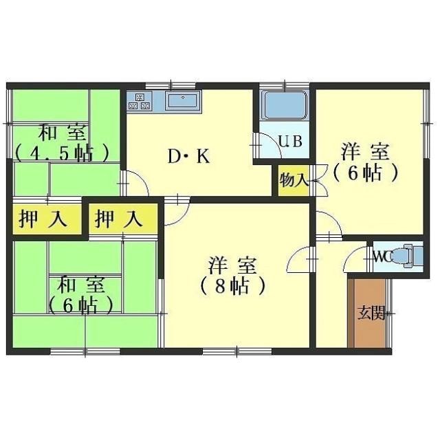 間取り図 中道戸建　D棟