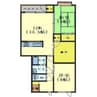 コーポ函館Ⅶ 2LDK+Sの間取り