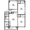 桔梗マンション 3LDKの間取り