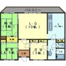 柏木プラザ 3LDKの間取り