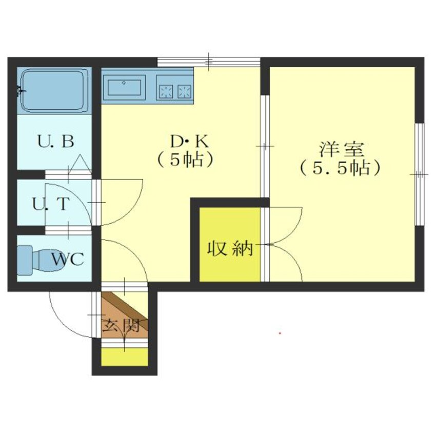 間取図 レオパレス千歳C棟