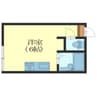 ガーデンハイツ千代台 1Rの間取り
