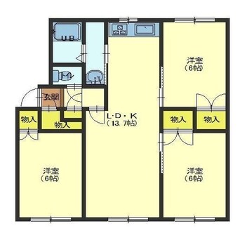 間取図 上野町マンション