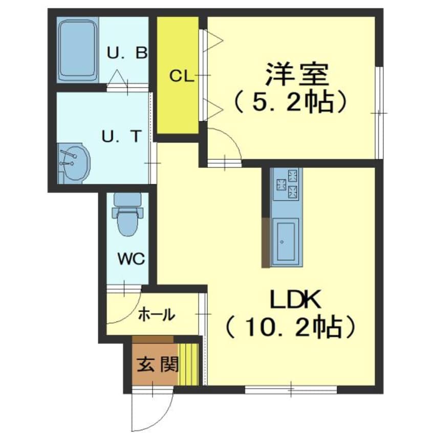 間取図 Avenue千歳