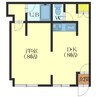 マンションハイライフ 1DKの間取り