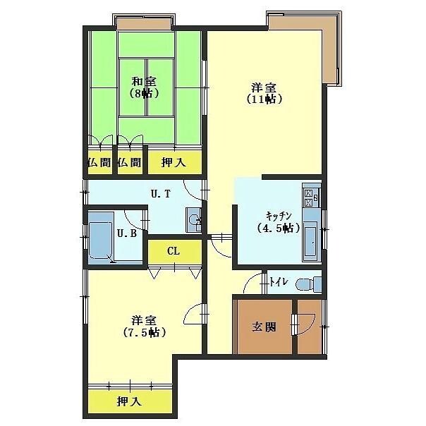 間取り図 ブルックリンハイツ