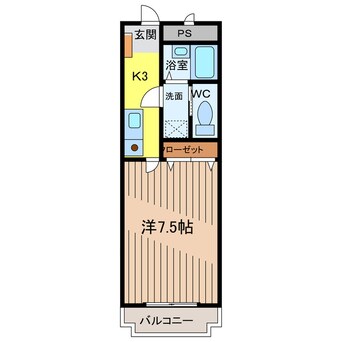 間取図 ハイツポポラーレ