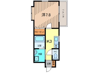 間取図 沖縄都市モノレール<ゆいレール>/県庁前駅 徒歩7分 3階 築10年