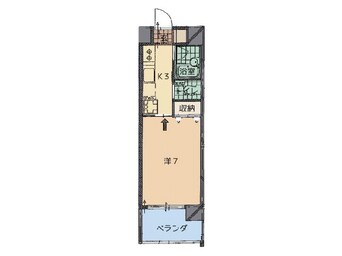 間取図 トーマス前島Ⅲ