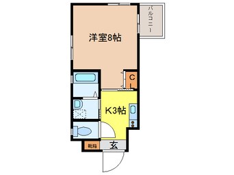 間取図 那覇バス（那覇市）/安謝 徒歩3分 5階 築10年
