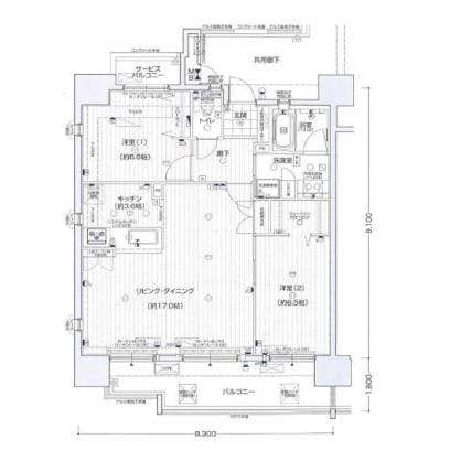 間取り図 沖縄都市モノレール<ゆいレール>/美栄橋駅 徒歩12分 12階 築10年