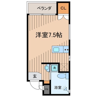 間取図 沖縄都市モノレール<ゆいレール>/県庁前駅 徒歩11分 3階 築8年