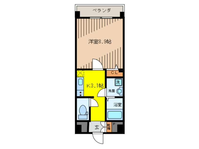 間取図 イーストヒル