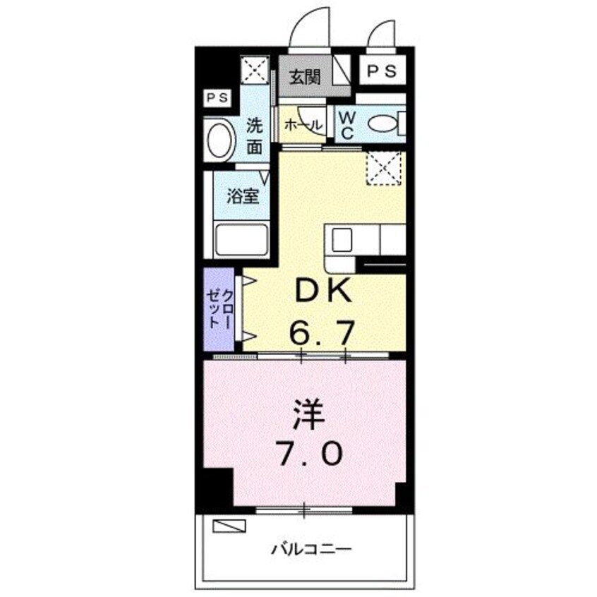 間取図 グランデュールマーサ