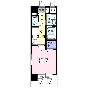 間取図 沖縄都市モノレール<ゆいレール>/経塚駅 徒歩11分 2階 築4年