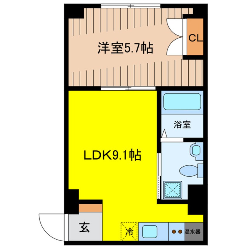 間取図 沖縄都市モノレール<ゆいレール>/儀保駅 徒歩6分 B1階 建築中