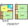 松林荘 3Kの間取り