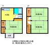 松林荘 3Kの間取り
