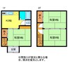 松林荘 3Kの間取り